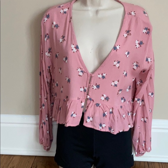 PacSun LA Hearts Rayon Blouse - Picture 1 of 3